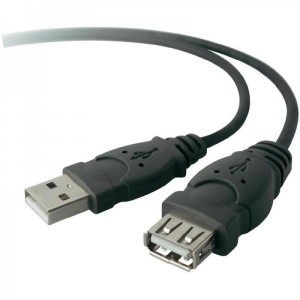 Cablu Belkin, prelungitor, USB 2.0 (AM-AF), 1.8m, F3U153CP1.8M