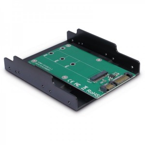 Inter-Tech KT001B 3.5 inch 1x SATA Male - 1x M.2 SATA SSD
